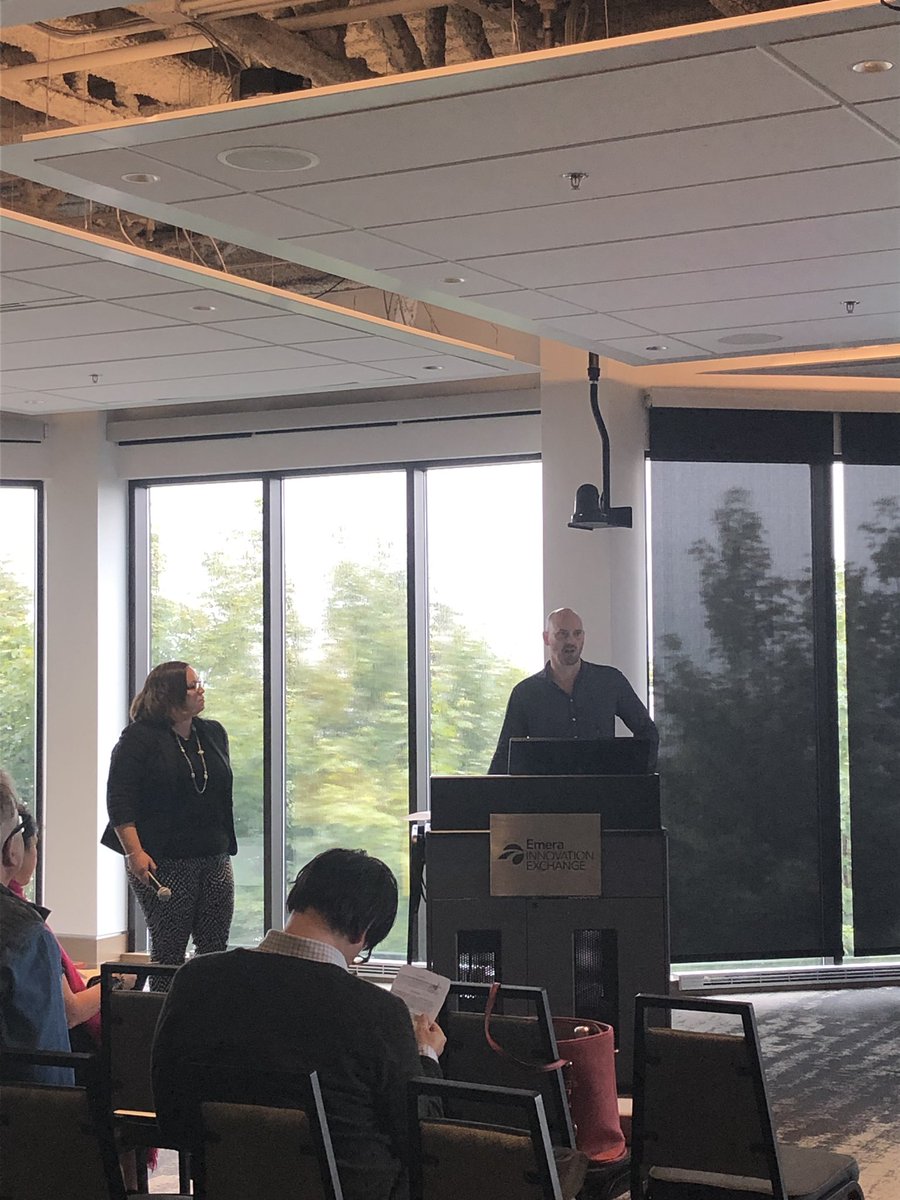 CamberArts's tweet photo. @Dan_Brake and Nancy are up next on the podium, from @NATI_NL, here to talk about Infrastructure Overview and Future needs #DigitalNL https://t.co/f9k4xZemnt