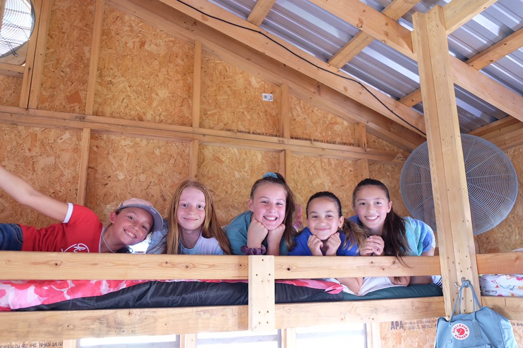 FreyenbergerFun's tweet photo. Bunks are claimed and the games have begun! #sjesdallas #CampChampions #6thgrade https://t.co/RKV1WZu982