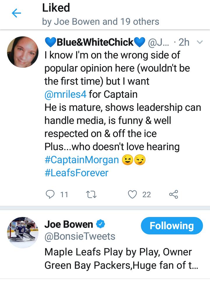 JillianMcLeod05's tweet photo. Look who likes my tweet about Morgan being C #TellKyle
#LoveIt ππ https://t.co/Cx60BUcpPn