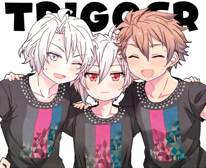 おめでとう!おめでとう!!🎉🎉🎉せめて過去絵と過去写真でお祝い…🥳 #TRIGGER記念日 