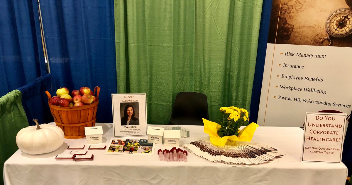 TheGibsonEdge's tweet photo. Come see us, booth 42 at @JWMarriottIndy as part of the 2019 Indiana Wellness Summit! Our own Nicole Fallowfield(@GibsonHealthPro) will be speaking today at 10:45, Grand Ballroom 10, "How Thinking and Motivation Influences Behavior Change". #INWellness https://t.co/yuX2HdXQRR https://t.co/uIYoKTS9vb