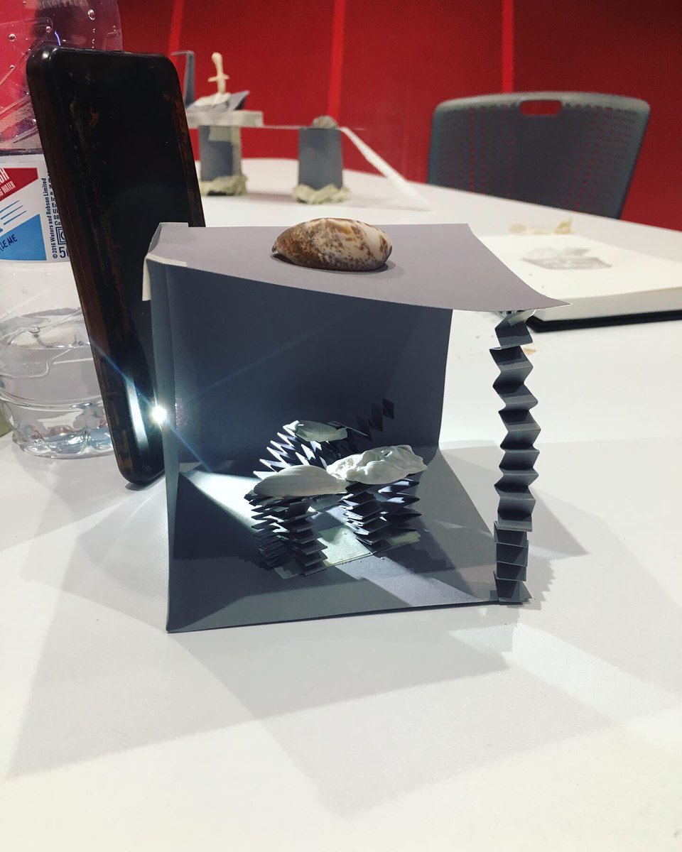 designsolent's tweet photo. Brilliant creativity by shown by the 3D group today creating some great seaside inspired sculptures with very limited materials! Here’s a couple they made! #solentuniversity #sculpture #assemblageart #beach https://t.co/k57GBqzEv8