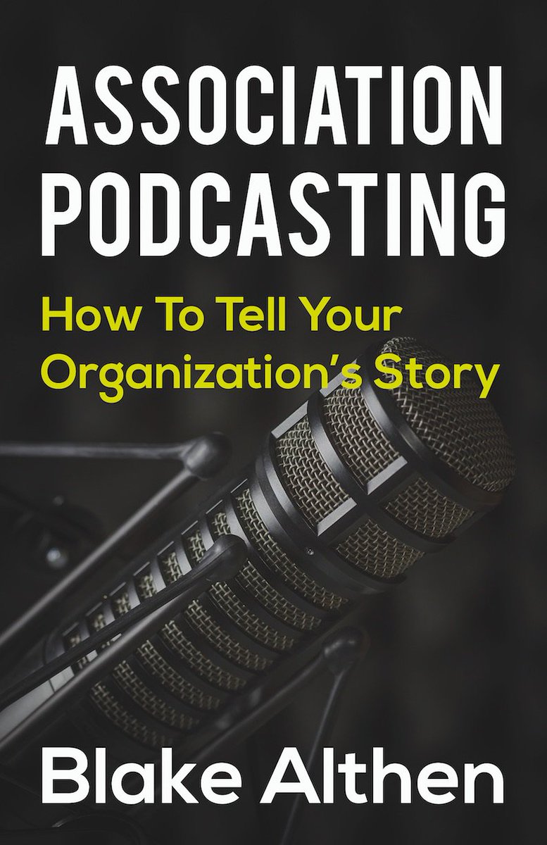 PodcastFunTimes's tweet photo. Association Podcasting THE BOOK IS HERE! 🎉 - Learn the best ways to tell your organization's story with a podcast. - https://t.co/i1kqep6t3Y https://t.co/z1yxp3NV8k