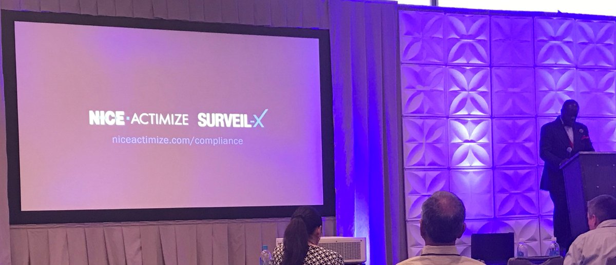 AYUMIdengana's tweet photo. RT @NICECompliance: Fantastic launch of our new SURVEIL-X solution at the #Albridge Forum in San Diego yesterday. Learn how SURVEIL-X is revolutionizing trade-related #surveillance. Watch the video here: https://t.co/yUpYRWN0o3
#RegTech #AI #MachineLe… https://t.co/OntR2M9Dkr
