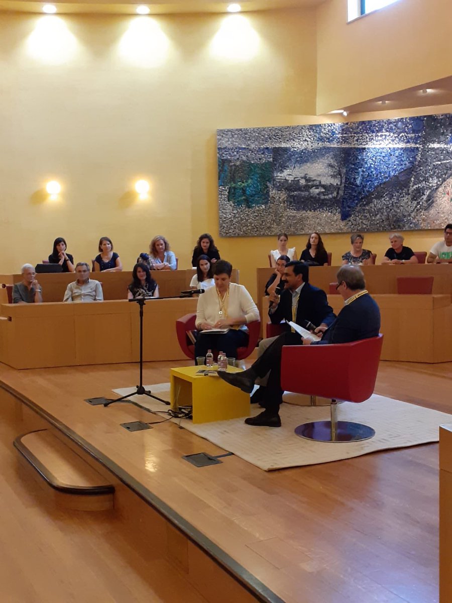 ZiauddinY's tweet photo. It was wonderful to attend the 20th literary festival @pordenonelegge in Italy.
A huge participation of school and college students was remarkable. #LetHerFly https://t.co/u9D6dYKOQJ