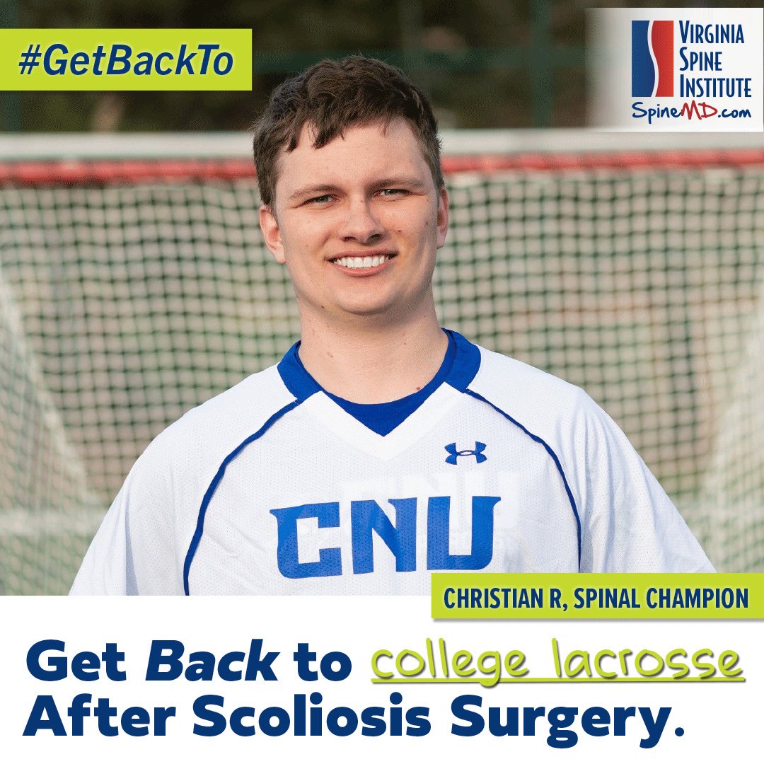 VSI_SPINEMD's tweet photo. This superstar Spinal Champion is back to playing college lacrosse after spine surgery!See where he began his journey (before/after x-rays). We applaud Christian’s determination & drive to get back to🥍
#Spinesurgery #SpinalChampion #scoliosis #GetBackto #VirginiaSpineInstitute https://t.co/WW1yXwmnSy