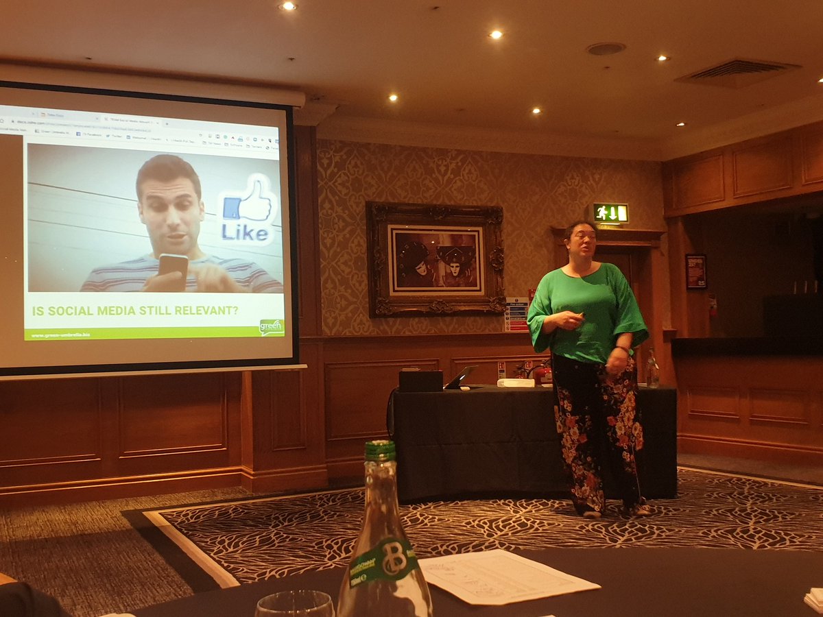 Just kicking off here at <a href="/jobsatteam/">TEAM</a> in Warrington with <a href="/ChristinaMc80/">Christina Robinson</a> - so, is social media still relevant?