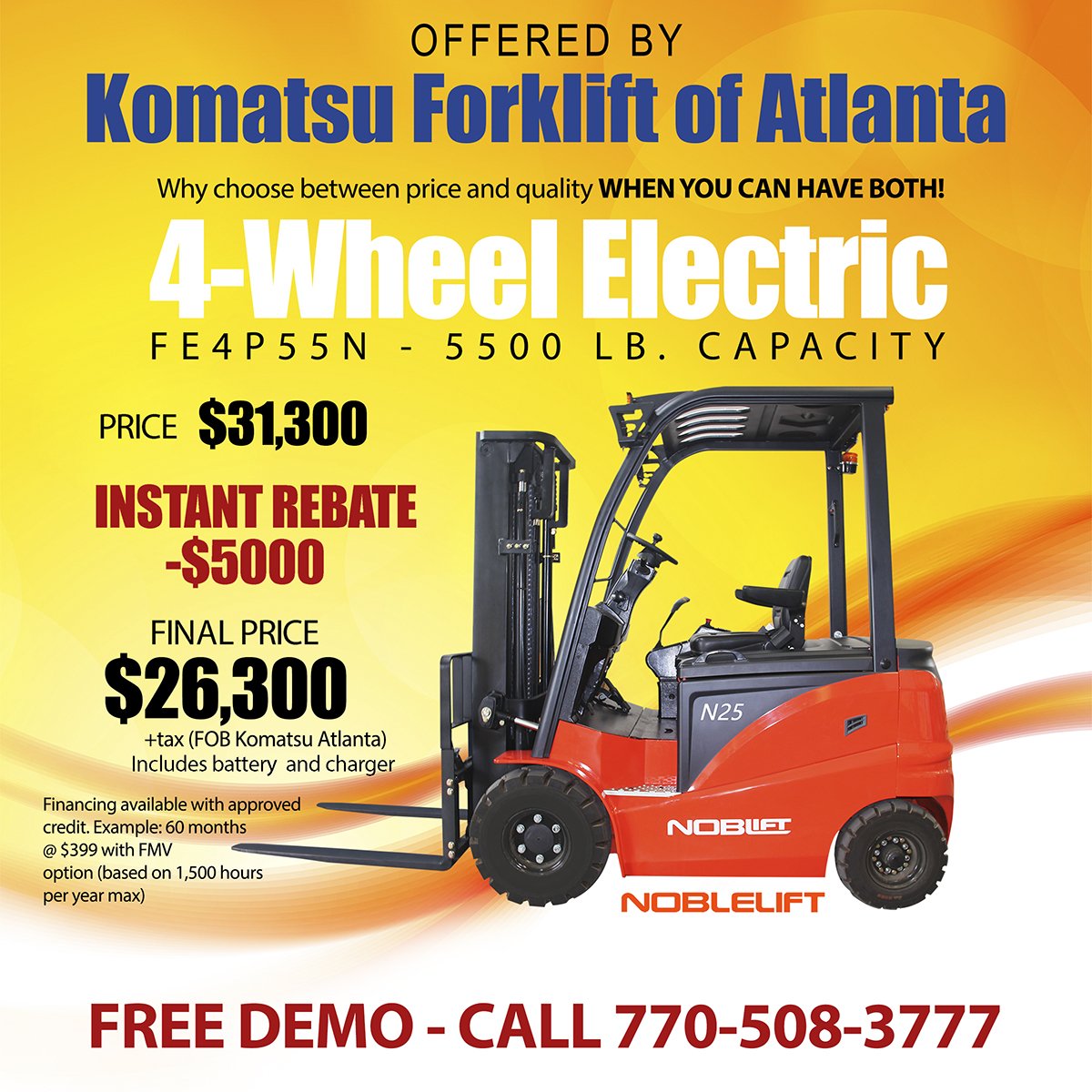 Komatsu 2 5 To 3 0 Tonne Battery Electric Forklift Fb Series Industrysearch Australia