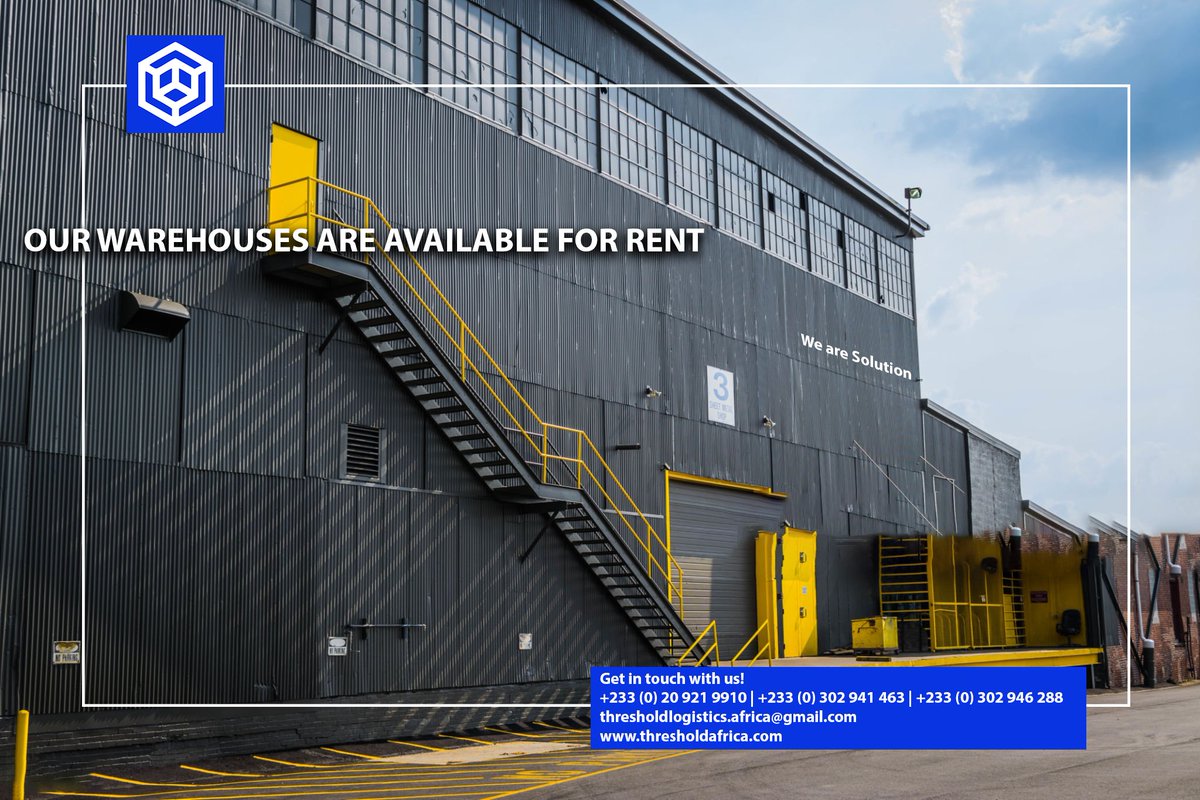 ThresholdAfriq's tweet photo. Rent a space with us in our Warehousing facility.
Call us today!! #WeAreSolution https://t.co/3e2qJaYBbA