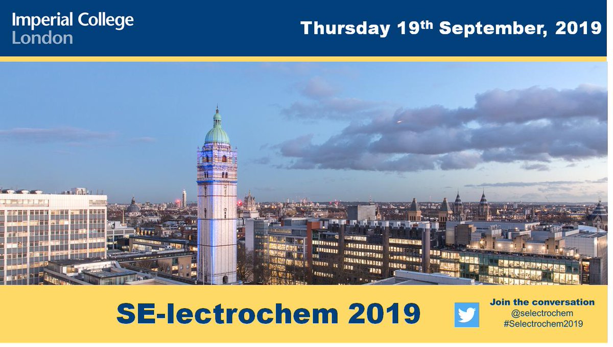 selectrochem's tweet photo. Tomorrow we proudly host our first #conference on #electrochemistry @imperialcollege https://t.co/vNp4UPTciQ