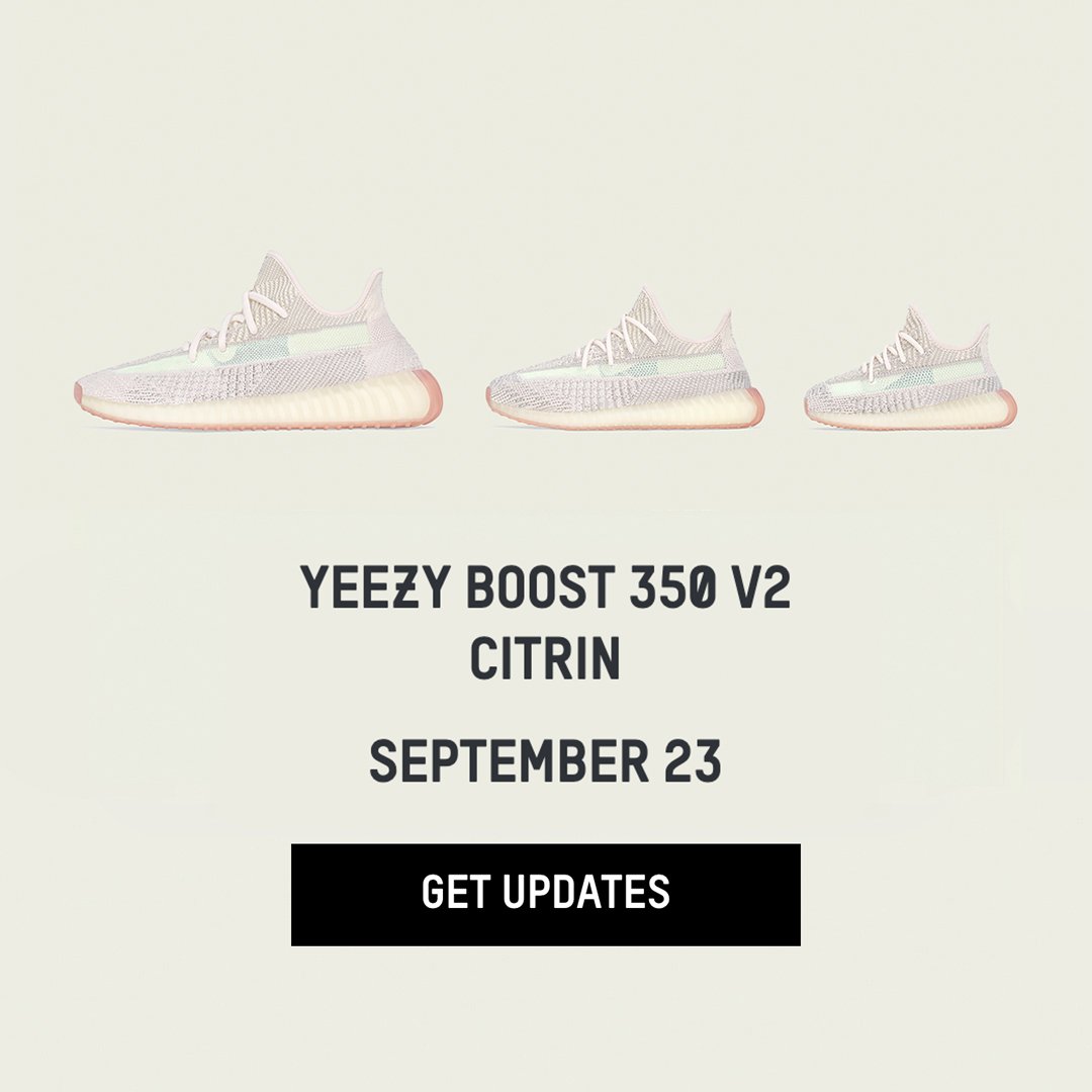 Adidas Yeezy Boost 350 V2 Citrin Size 12 CONFIRMED