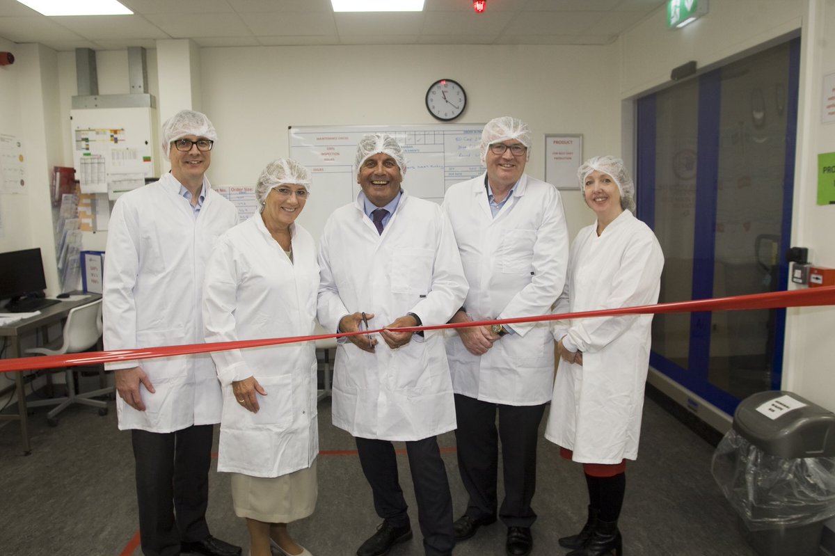 AutoPlasticsL's tweet photo. Exciting day with the official opening of our world class pharma cap assembly line. #automation #innovation https://t.co/rzJwLGFTRM