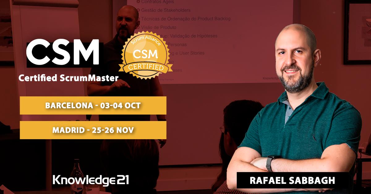 K21global's tweet photo. Desarrolle sus habilidades como Scrum Master. 😁 Prepárate para tener éxito en su carrera profesional con ágil y cambiar su forma de trabajo. ¡Inscríbete ya! 👉 https://t.co/Rg5XaGEjUl #ScrumMaster #Barcelona #Madrid #CSM https://t.co/PIY2X7RmaN