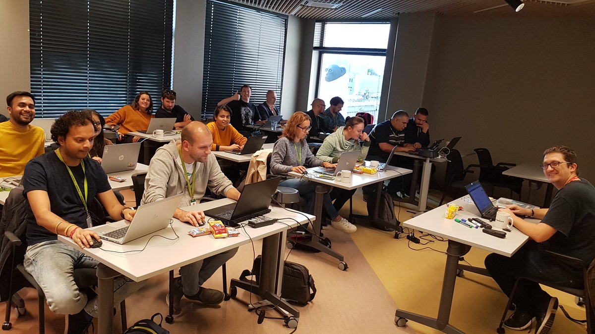 codingandrey's tweet photo. Keeping people busy with interesting concepts, tasks and tools during #DevOps evenings at @AccentureLatvia @devchampions https://t.co/8j83qLhFb1