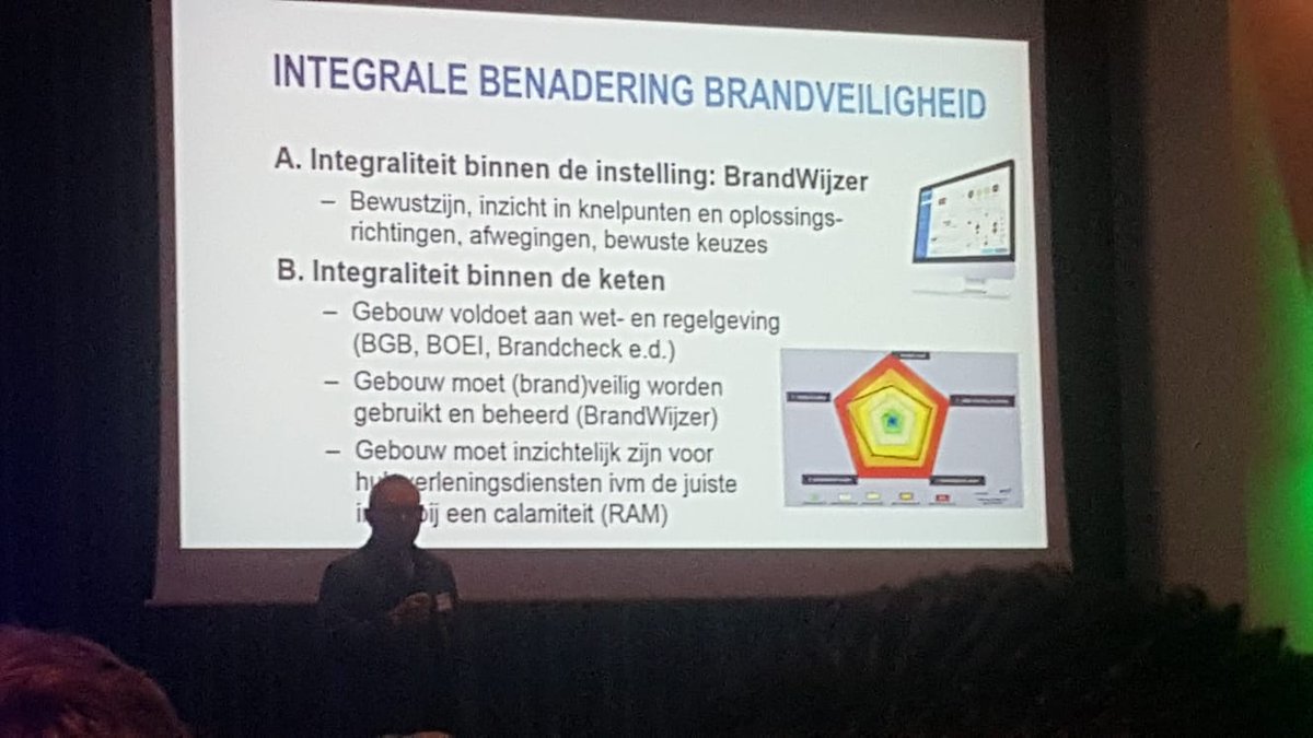 Charles Meijer aan het woord met de RAM 😉 Hij benadrukt de RAM nogmaals als risicotool👍 #risicogestuurdebrandveiligheidindezorg <a href="/VNOGregio/">Veiligheidsregio Noord- en Oost-Gelderland</a> dezorgbrandveilig.nl