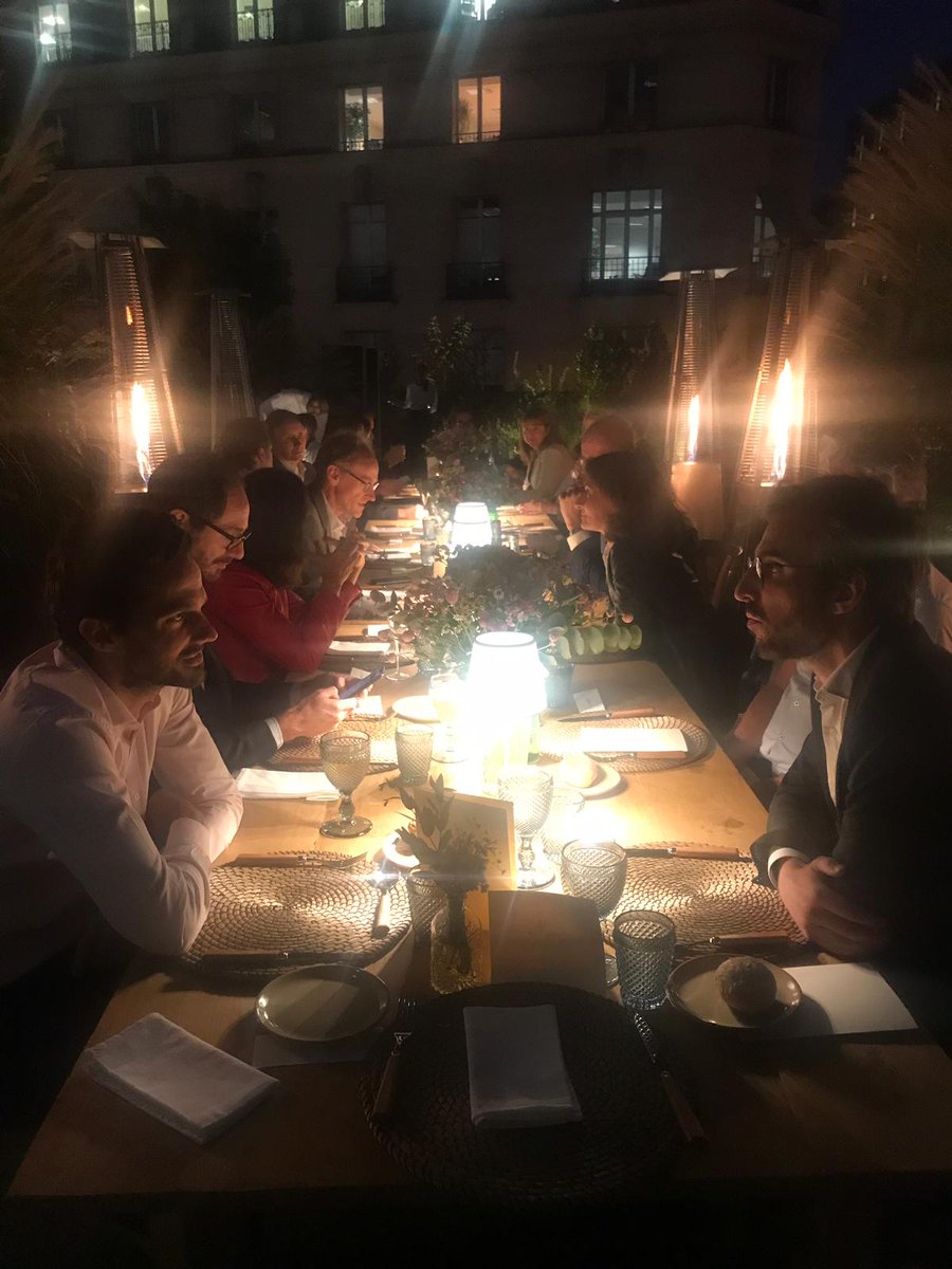 Many thanks to all #entrepreneurs at the @idinvest x @KurmaPartners #health #startup dinner on Idinvest's terrace last night!