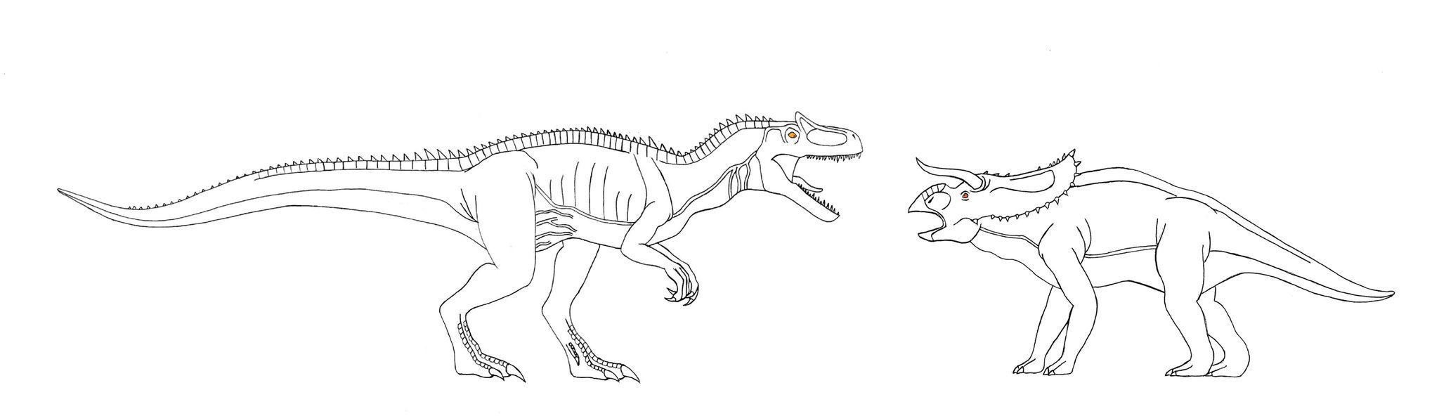 picture Allosaurus Battle At Big Rock Drawing randy nguyen on twitter battle at big