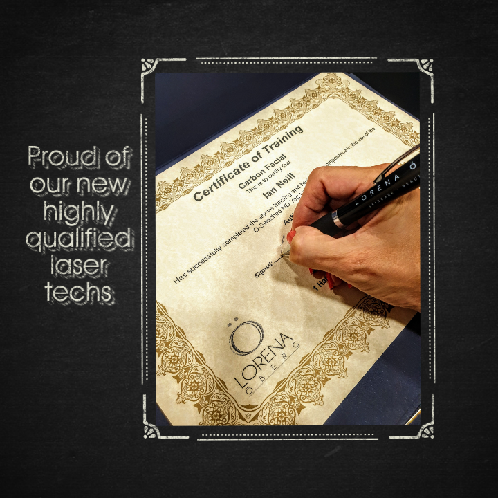 So nice knowing that our students have the kind of training that will make them confident professionals. Having post training support is vital because new situations arise that need to be addressed.
#lasertraining #tattooremoval #lasertattooremoval #tattoo #skin #ipl