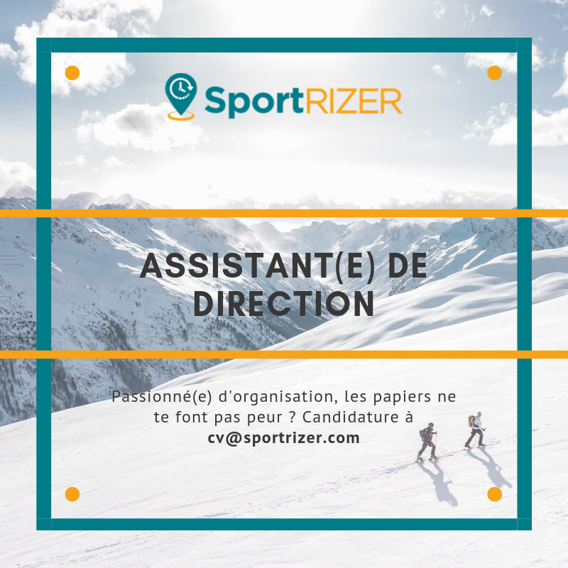 ~ NOUS RECRUTONS ~ Nous sommes à la recherche de notre futur(e) Assistant(e) de direction pour un CDI dès novembre 2019 🙂 Une super équipe et de beaux projets !

📝 CV et lettre de motivation à cv@sportrizer.com
👉 Plus d'infos sur : bit.ly/2mmDXbJ
#Emploi