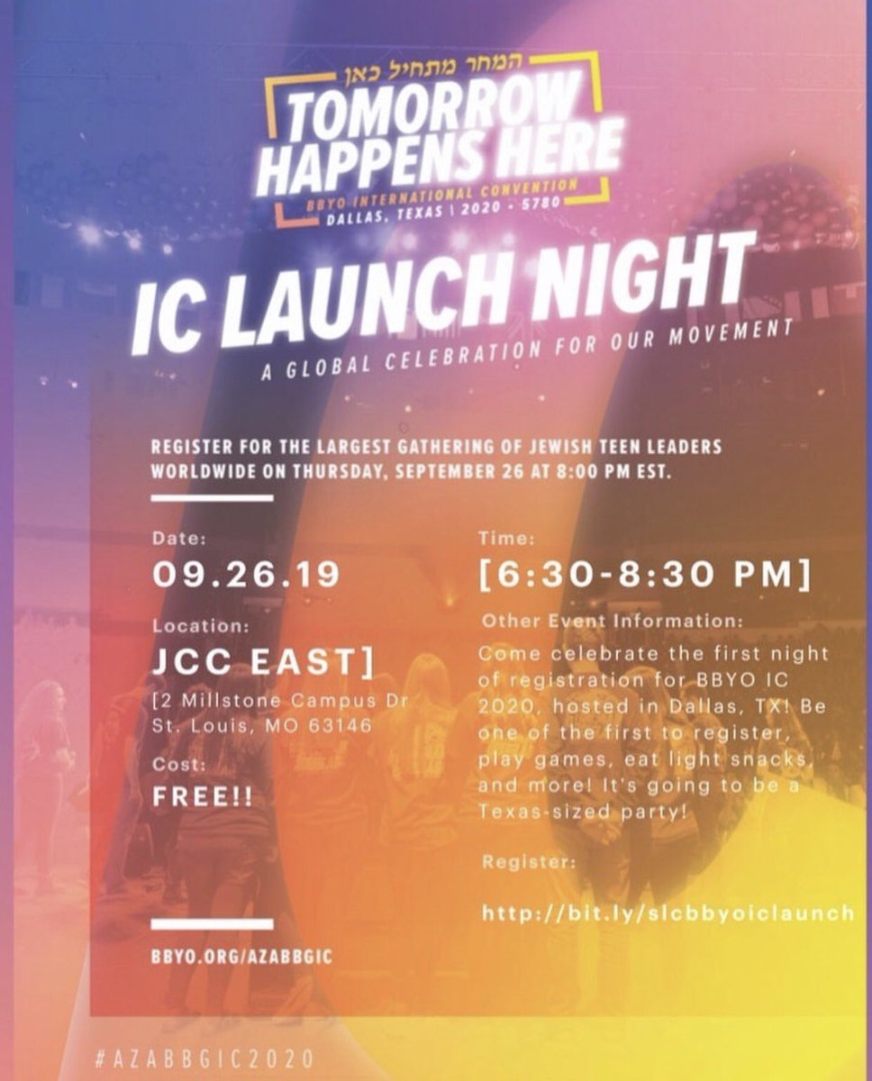 This next event is going to be TEXAS-SIZED! You don’t have to go to IC to come and have fun at this FREE event! Register now! 
Register link: bbyo.org/bbyo-near-you/…