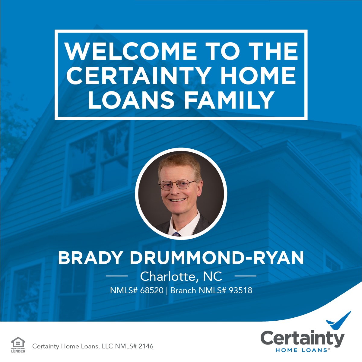 CertaintyLoans's tweet photo. Help us welcome Mortgage Loan Officer, Brady Drummond-Ryan, who has joined the Certainty Home Loans branch in Charlotte, NC.   #withCertainty #iAmCertain #Charlotte #NorthCarolina
Connect with Brady online at: https://t.co/azvRqJjllU https://t.co/SPXgUdichY
