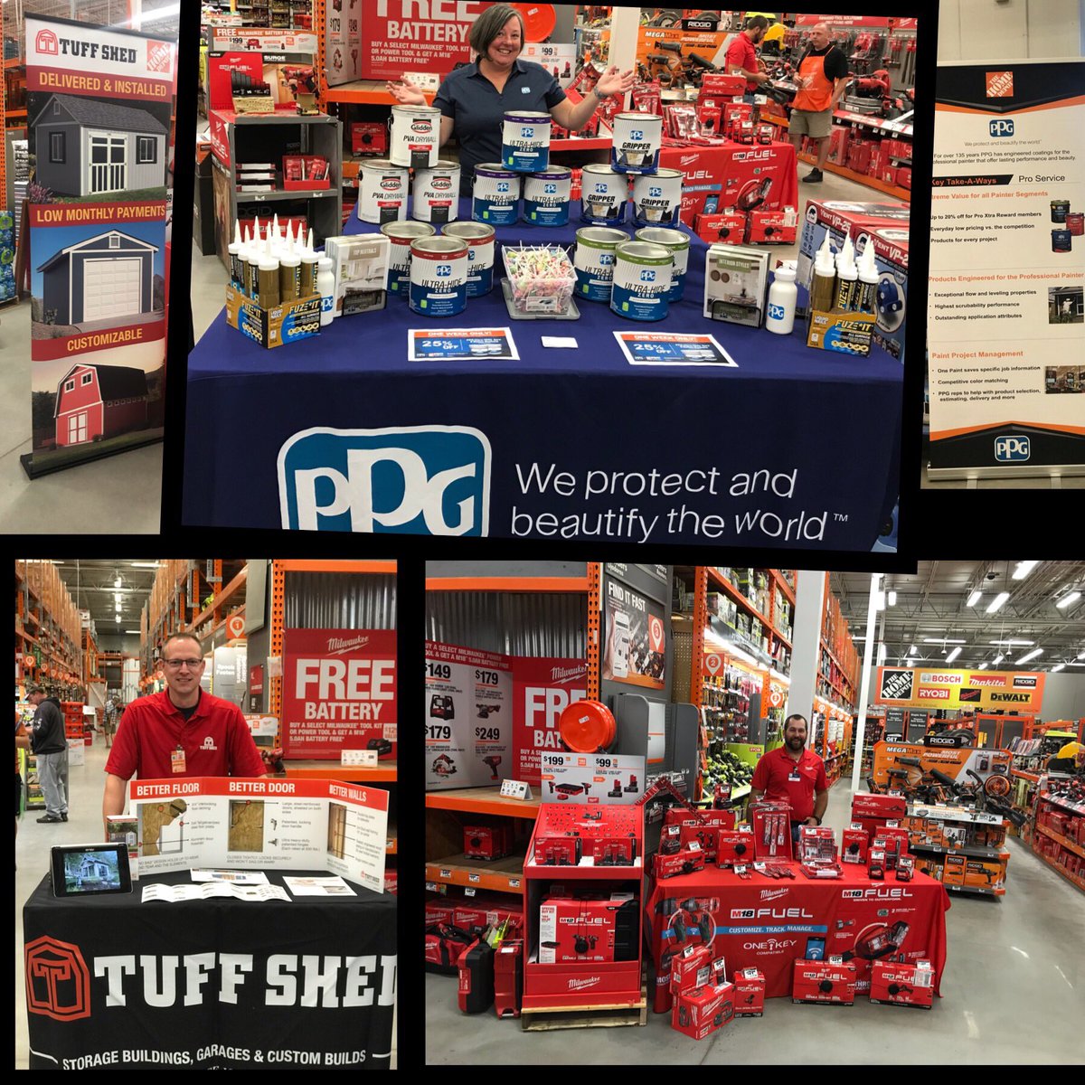 erinparker24's tweet photo. Amsterdam 1289 is our 3rd stop of the HomeDepot Pro Appreciation Week, PPG, Milwaukee, Tuff Shed train. Stop by for demos, Q&amp;A’s, food and giveaways. @DaveMusen @JasonMazinski @NTamboneHD @TD4theWin @BrianKinneyTHD @stephanie101312 @rex_hartley @CarmCarbone @MilwaukeeTool https://t.co/loU44WTaVf