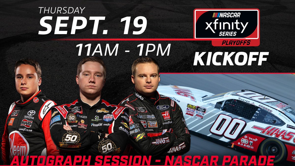 NASCAROReillyAP's tweet photo. Who doesn't love a parade? Come kickoff the #NASCARPlayoffs with us in Richmond! #XfinitySeries

📍Brown’s Island – 500 Tredegar Street, Richmond, VA https://t.co/nxngeqQzAJ