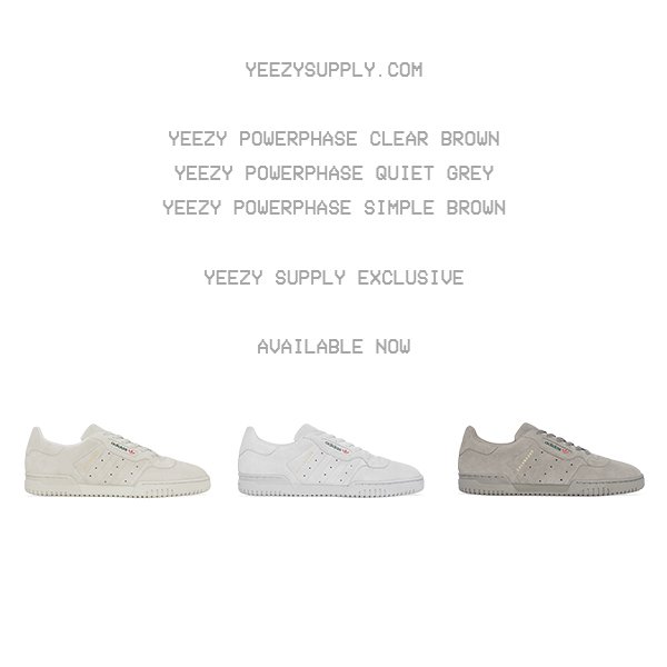 yeezy powerphase yeezy supply exclusive