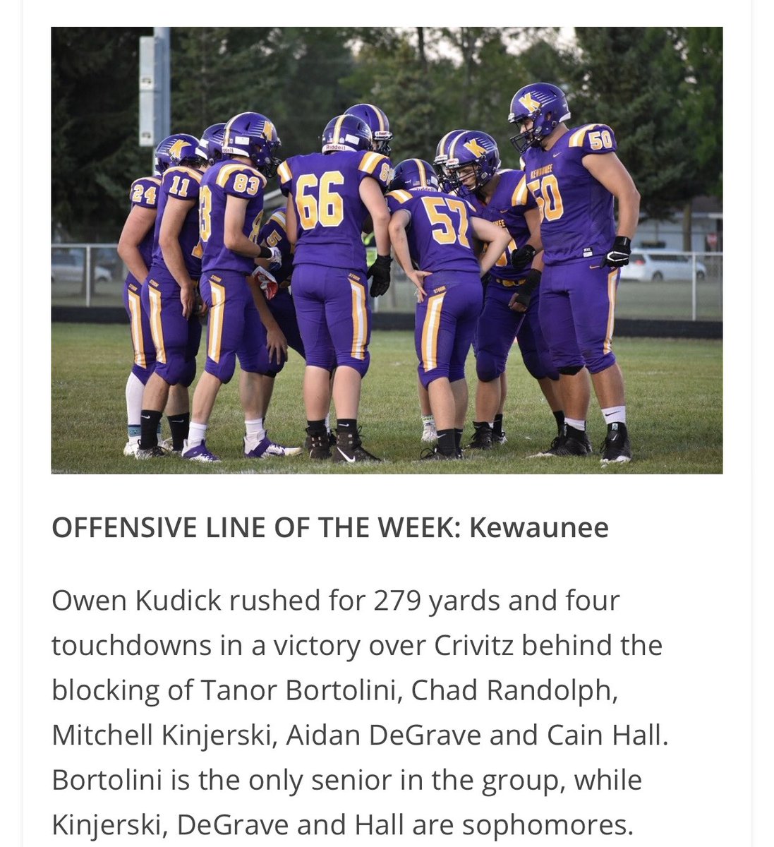 Big guys getting it done!! @Tsauce50 <a href="/OwenKudick/">Owen Kudick</a> <a href="/AndrewPekarek/">Andrew Pekarek</a>  #StormFootball
