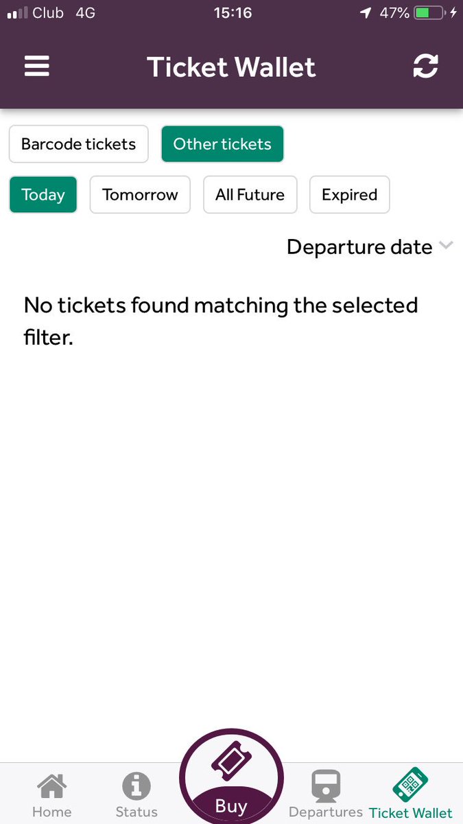WebAboutique's tweet photo. @EastMidRailway  and @thetrainline  white label app is appalling. My ticket home is no longer in the app AGAIN. 2/2 times now.  What’s going on? https://t.co/1H7EmORkRh