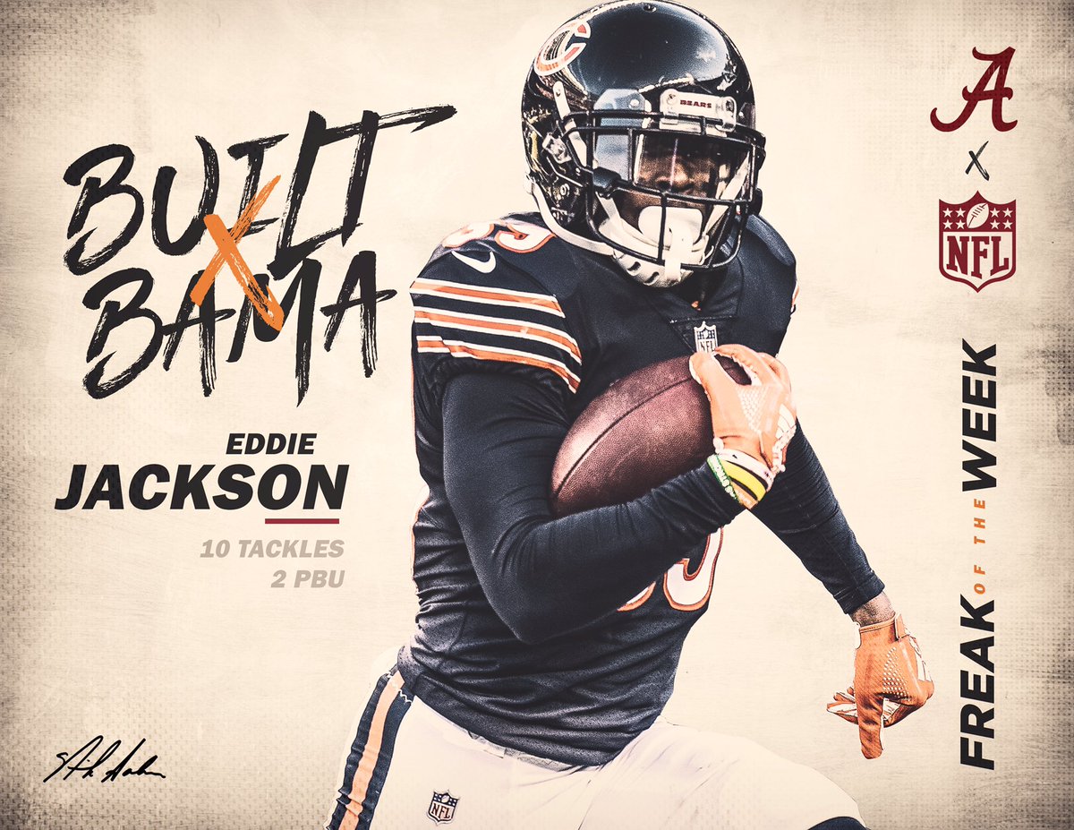 AlabamaFTBL's tweet photo. This weeks #BuiltByBama @nfl ‘Freak of the Week’:

OFF: @juliojones_11 
DEF: @BoJack39 

#BamaFactor
#RollTide https://t.co/fUbin4S8PE