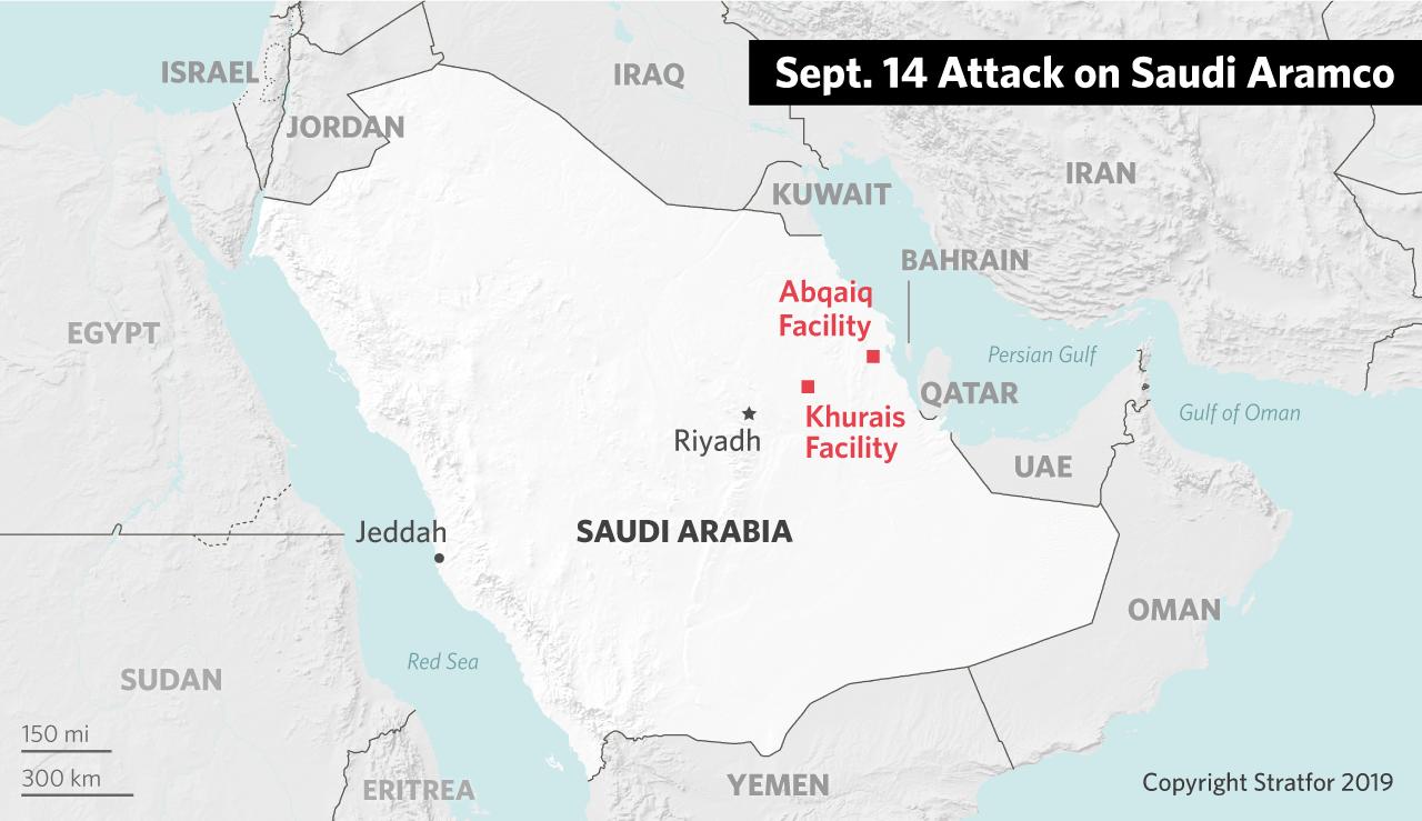 Abqaiq Saudi Arabia Map Rane Ar Twitter: "In The Early Hours Of Sept. 14, A Barrage Of Cruise  #Missile And Drone Strikes Damaged The #Abqaiq And Khurais Crude Processing  And Stabilization Facilities Belonging To #Saudiarabian Oil