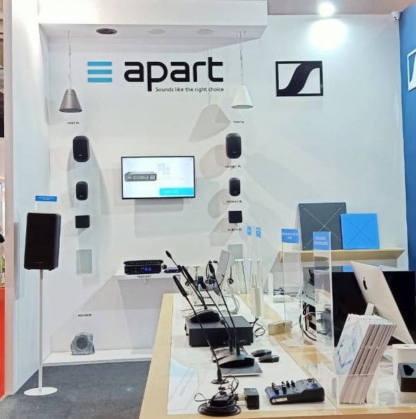 ApartAudio's tweet photo. @ApartAudio are exhibiting at InfoComm India this week on booth D35 with their partner @SennheiserIndia. Please be sure to come and se us there. #apartaudio https://t.co/YwVruWCUFb