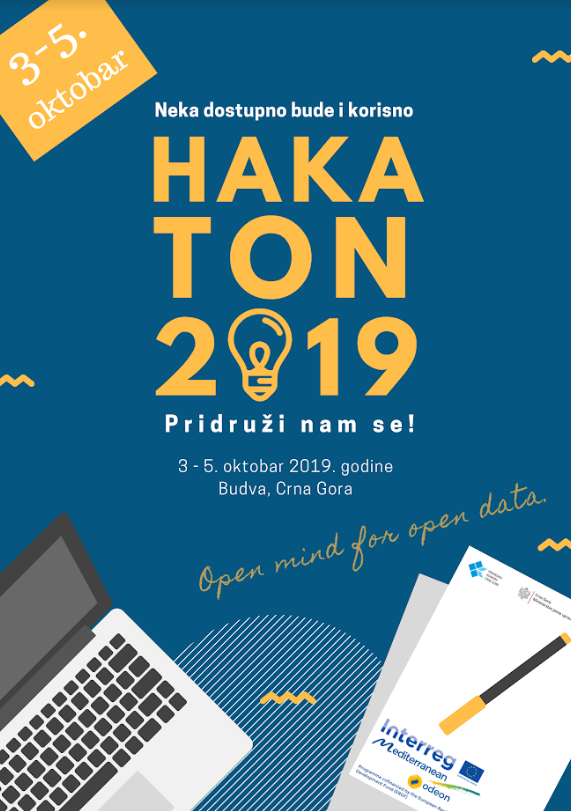 OdeonProject's tweet photo. HACKATHON under slogan "Make accessible also be useful"on the topic of open data during INFOFEST event
in Budva from 3-5. October 2019.
#OpenData #hackathon #odeonproject #interregmed https://t.co/OtHAqaoefT