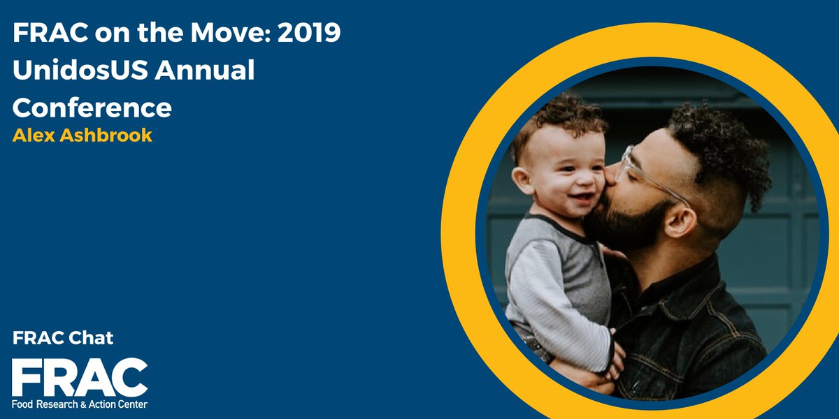 🍞 #FRACChat: 18% of Latinx households experience food insecurity, compared to 11.8% of all U.S. households. 

At the 2019 UnidosUS Annual Conference, our expert Alex Ashbrook shared strategies for reducing those rates. 

Read more: bit.ly/2lBGDBG