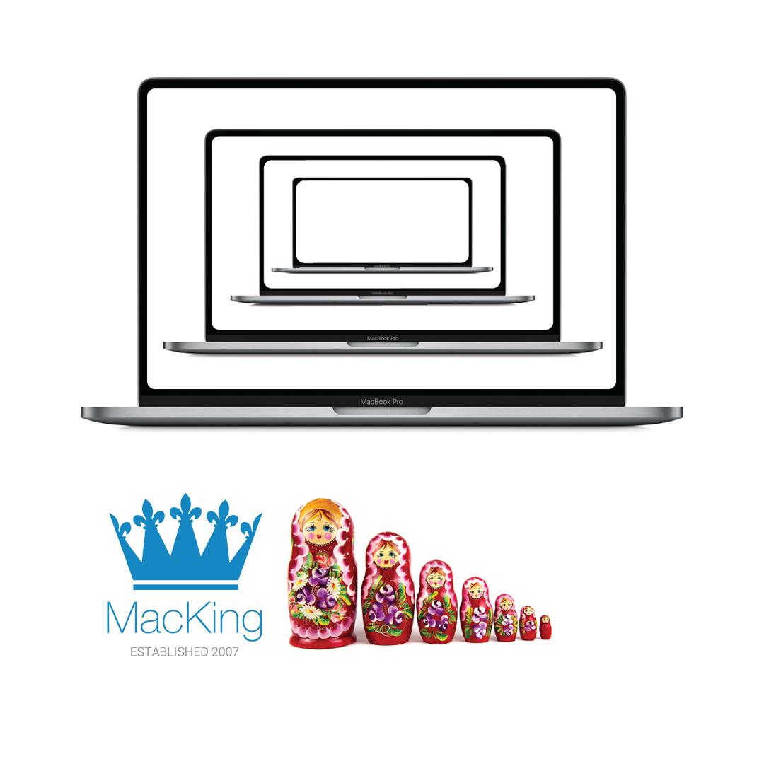 MacKingGB's tweet image. Our MacBook Pro's... just like these Russian dolls, have a use after use. Each Apple Mac that we source gets resold after a thorough  refurbishment process &amp;amp; with a 12 month warranty each and every time #macking #macbookpro #refurbishedapple #reconomy