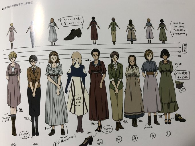 ヴァイオレットエヴァーガーデン ヴァイオレットの身長は 年齢や裏設定についても Tomblog