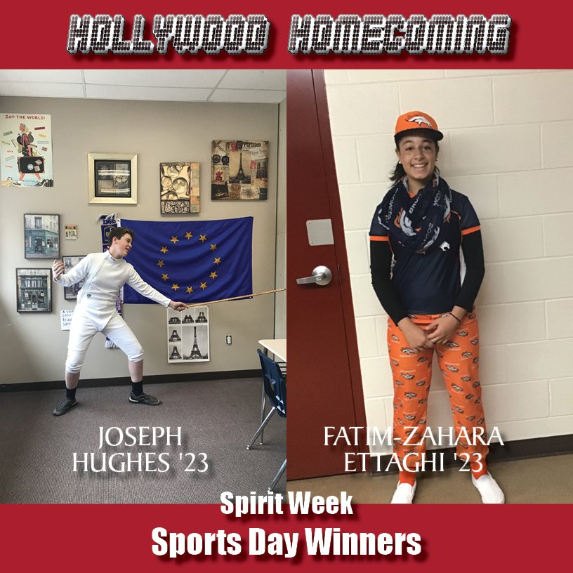 RegisJesuitHS's tweet photo. Congratulations to yesterday's #RJSpiritWeek winners for their Sports Day attire. The #Classof2023 is killing it so far with their show of #RaiderPride. Sophomores, juniors and seniors - only a couple more days to bring it. #RJHoCo #RJLife https://t.co/tfuitaWX78