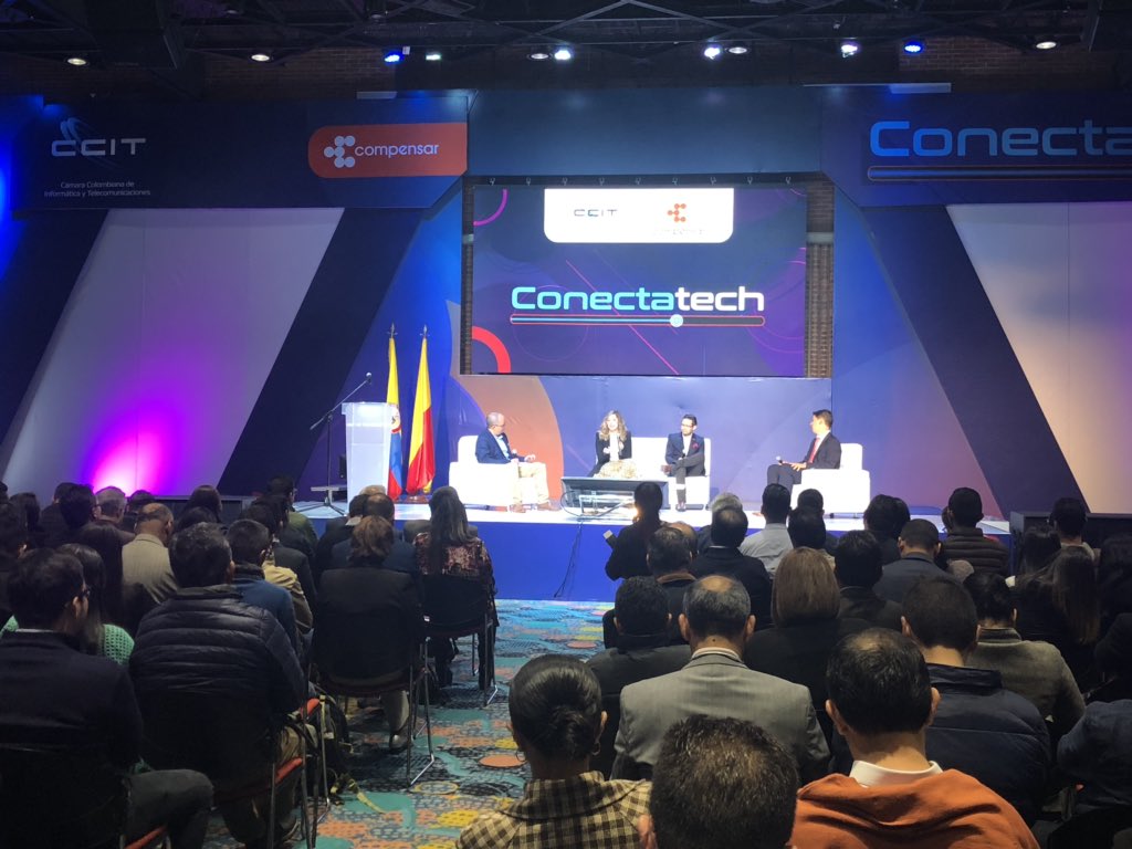 CCIT_'s tweet photo. Qué tendencias podemos encontrar en la industria tecnológica? Hoy @DIRECTVCo @TIVIT_Latam #Iprocess expertos que nos acercan al #IoT #conectatech https://t.co/mdQtdFwURn