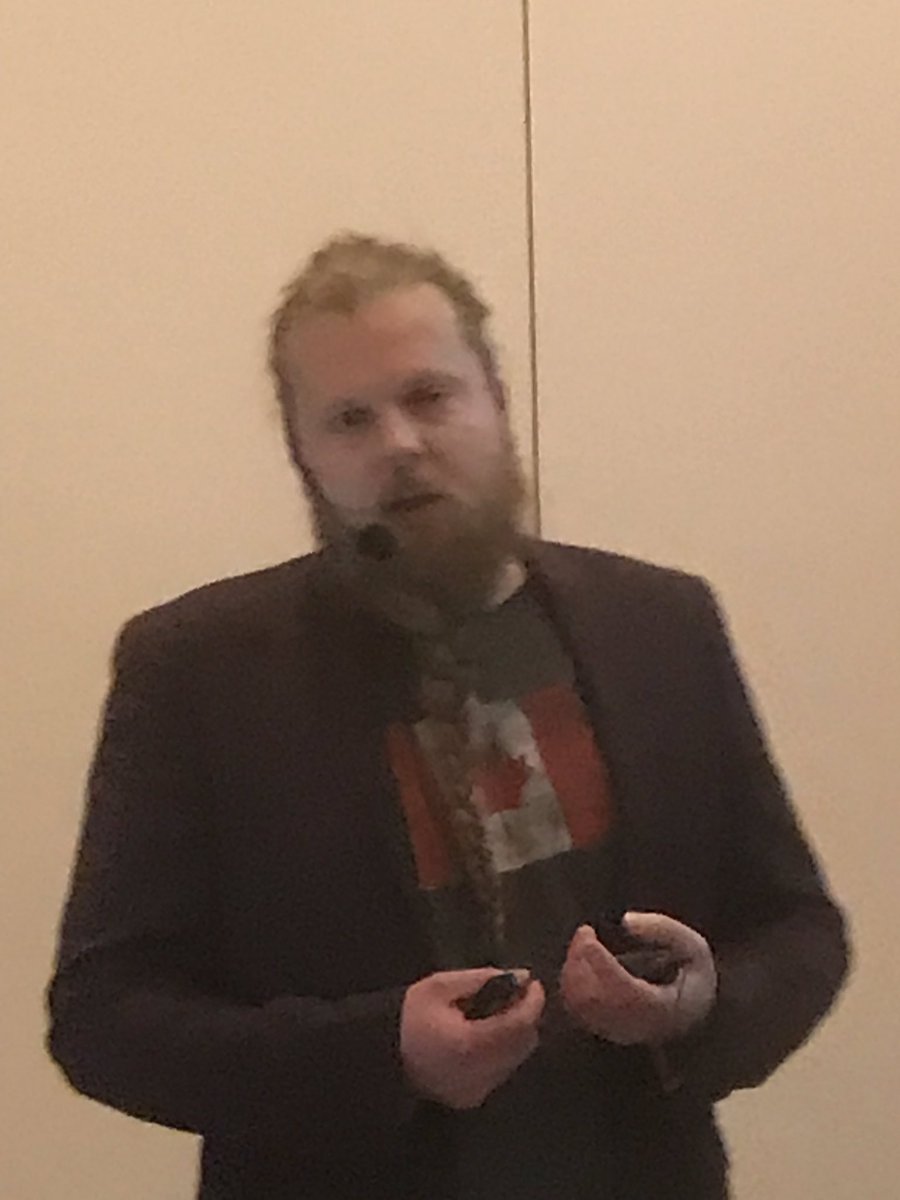 STM_monalisa's tweet photo. Why arrange a #Hackathon. Mathias Karlsson of #RISE @ViktoriaSweICT at the @RealTimeFerries conference. https://t.co/h2ezoscsfL