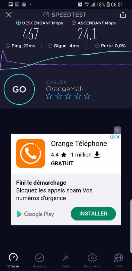 BrelotteBa's tweet photo. Déploiement en cours de la #4G+ d @Orange_Mali dans les régions. A #Sikasso des débuts prometteurs avec @jpigeon @leyti_orange @nokianews https://t.co/9BVEzvVkPr
