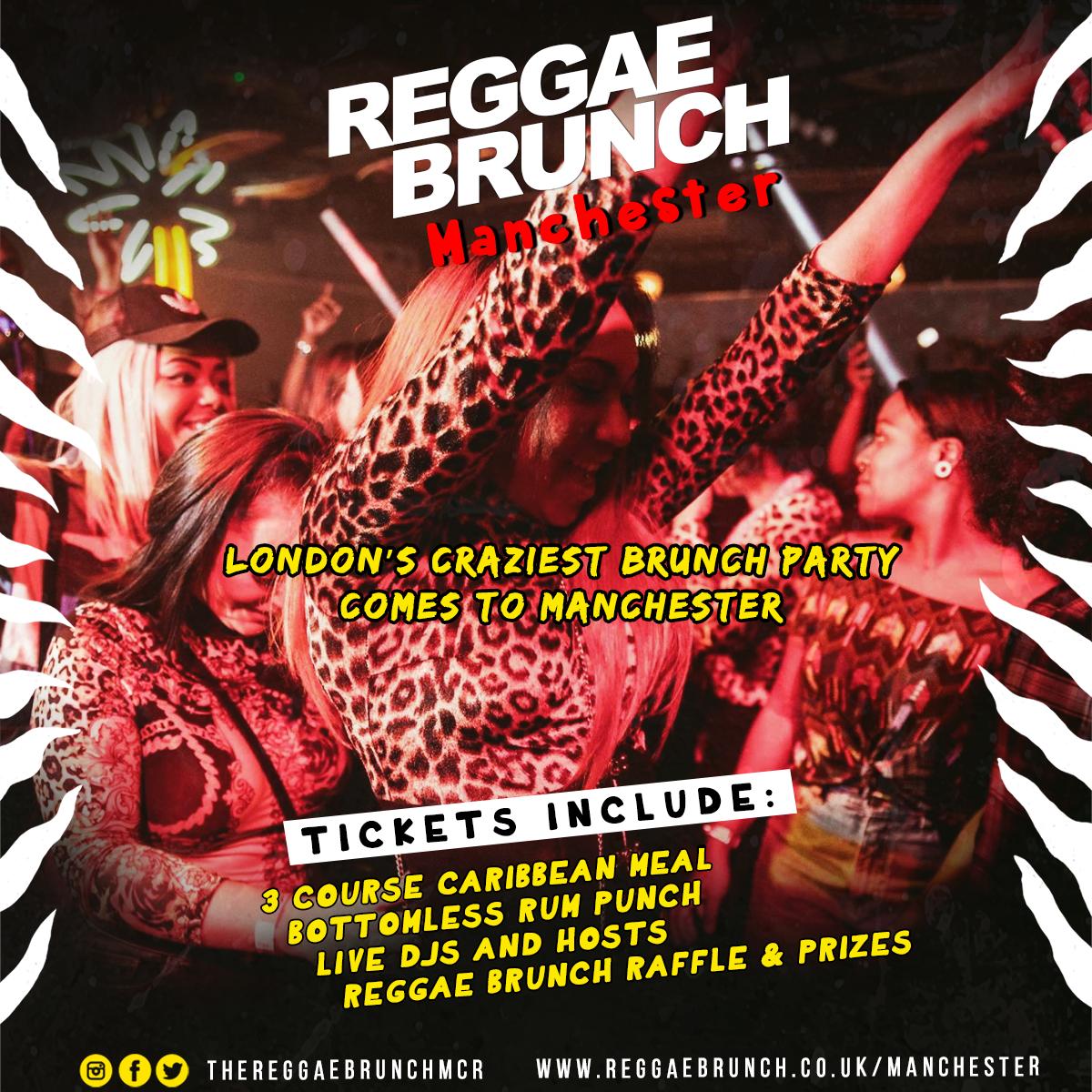 Reggae Brunch Is Back This Weekend 🥂

Bottomless rum punch, 3 course meal and the best vibes 🎶

Get your tickets here 👇
bit.ly/2lVBiFI

#Reggae #Manchester #Caribbean #Bierkeller