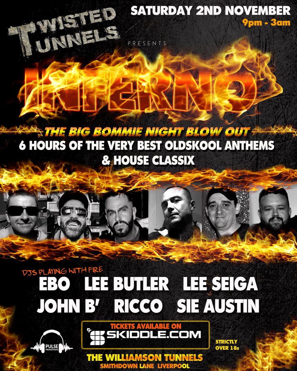 We return for Twisted Tunnels on November the second,tickets below:
skiddle.com/whats-on/Liver…