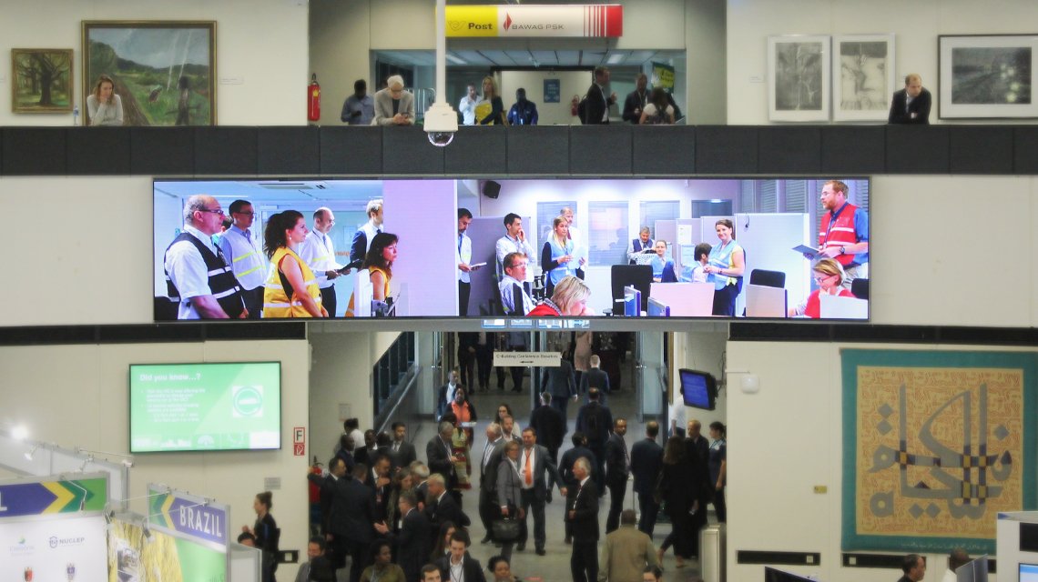 IAEANS's tweet photo. #IESResponders, who work together to ensure a coordinated response during #nuclear or #radiological emergencies, feature prominently at the #IAEAGC! 🚨 #preparedtorespond https://t.co/Y1Dwtt77cJ