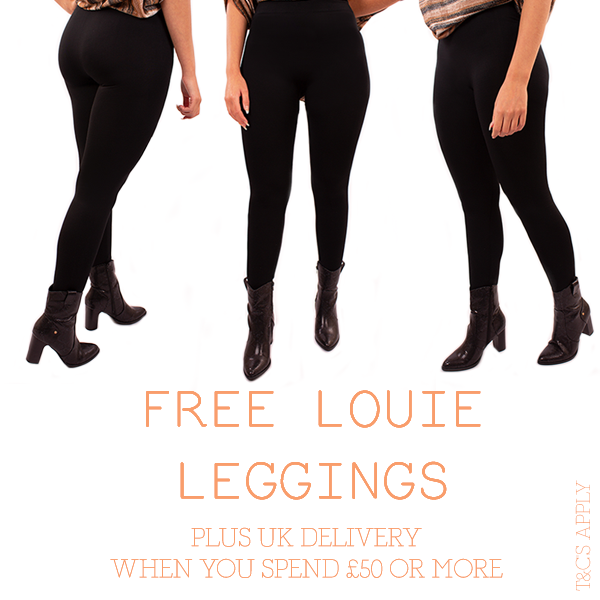 Bag a free pair of Louie Leggings when you spend £50 or more in store and online! 🧡

The Louie Leggings are fleeced line legging that fit up to a size 20 and are a staple for all wardrobes. Shop the offer now and receive free UK Mainland delivery: rubyanddaisy.co.uk