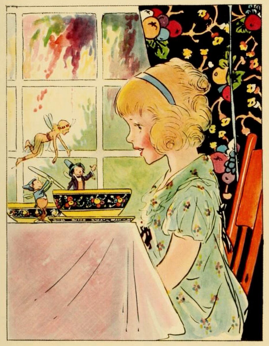 カトウ ニニ Auf Twitter 赤毛の人形ラガディ アン アンディで有名なアメリカの漫画家 イラストレーターのジョニー グルーエル 10 1938 キャラクターのイメージが強いですが ほかにも様々なタイプの絵を描いています ここでは妖精の絵を集めてみました