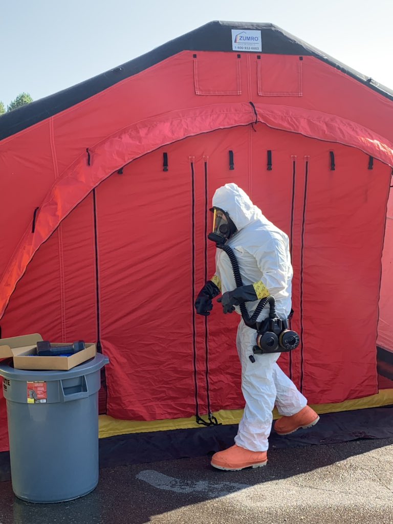 LexKYFire's tweet image. *EXERCISE* Today, the LFD is participating with other public safety agencies in the Chemical Stockpile Emergency Preparedness Program disaster exercise.

This annual exercise simulates an accident involving chemical agents stored at the Bluegrass Army Depot in Richmond, KY.