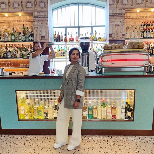 edelsingh's tweet photo. Espresso o’clock. #MFW 📸: @roopal_patel 💖 https://t.co/ZOXeKhpbWv https://t.co/7T0eNcpbGW