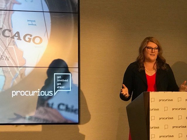 #BigIdeas2019 MC Amanda at @hppcoac. Thanks for being our tour guide and cheerleader for our day of innovation in procurement! #makingprocurementcool @realsourcingnet