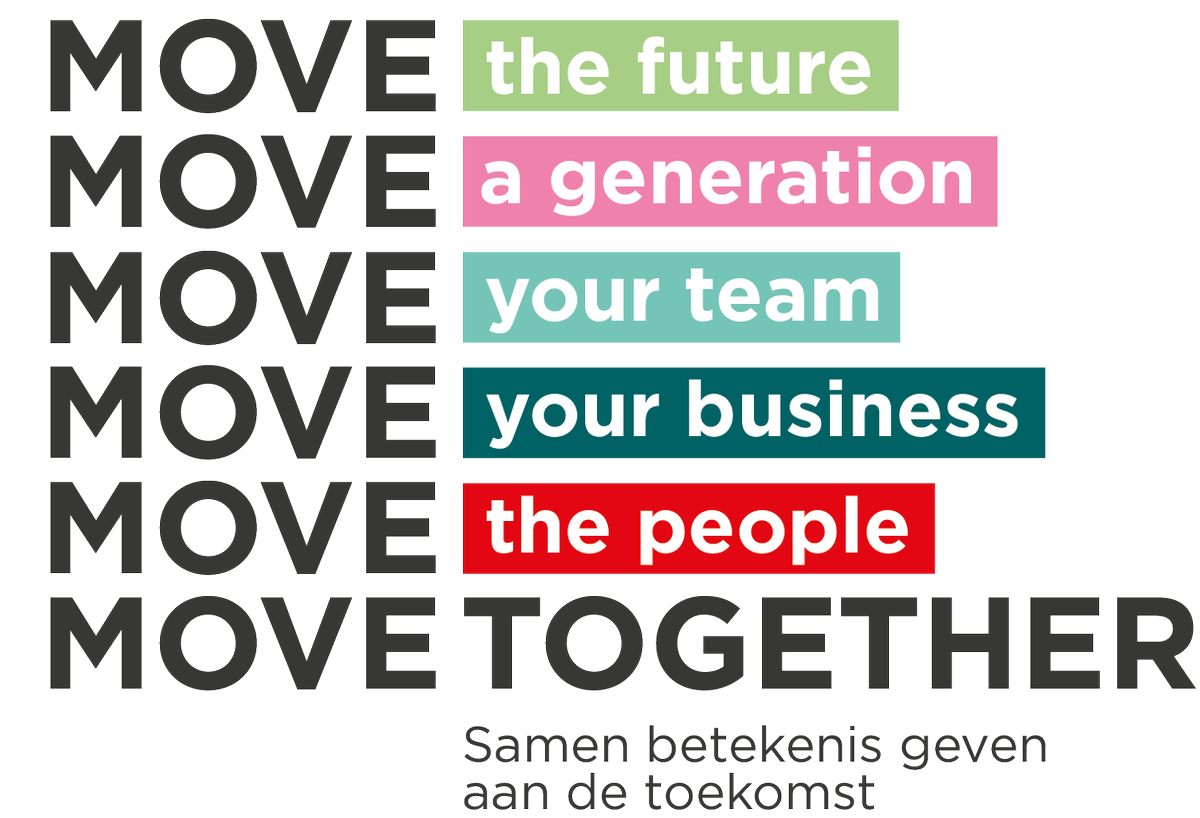 Van 29 september t/m 4 oktober organiseren wij het evenement MOVE together. Een inspirerende week voor onze relaties, partners, docenten en collega’s. Interesse? Stuur me een DM. Meer informatie: bit.ly/2LYCLoa